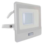 REFLECTOR LED SMD 30W 6400K IP65 CU SENZOR MISCARE - ALB, V-TAC