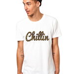 Tricou barbati alb Chillin, M