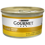 Hrana umeda pentru pisici Gourmet Gold, Mousse Pui, 85 g
