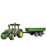 Tractor Bruder Agriculture - John Deere 5115M, cu remorca basculabila