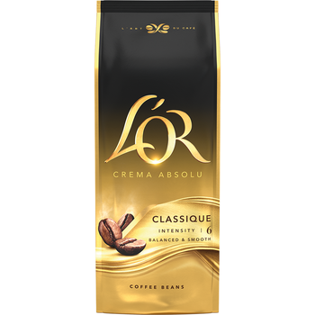 Cafea boabe L'OR Crema Absolu Classique, 1000g