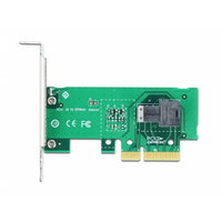 90437, PCI Express x4 Card > 1 x internal SFF-8643 NVMe Low Profile Form Factor storage controller U.2 NVMe PCIe 4.0 x4, DELOCK