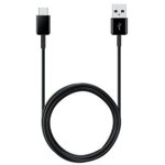 Cablu de date si incarcare USB Type-C, Samsung Factory USB, cu cablu de 120 cm - EP-DG950CBE Type-C, Negru