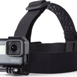 Sistem de prindere pe cap Tech-Protect Headstrap pentru camere video sport GoPro, Negru, Tech-Protect