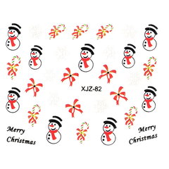 Sticker 3D Unghii LUXORISE, Christmas Snowmen XJZ-82 Sticker 3D Unghii LUXORISE, Christmas Snowmen XJZ-82