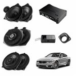 Pachet sistem audio Plug&Play Audison dedicat BMW K4M K4M + Amplificator AP 8.9bit 520W + Conectica dedicata, Audison