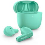 Casti True Wireless Philips TAT2236GR/00, Bluetooth 5.0, Microfon, Waterproof IPX4 (Verde), Philips