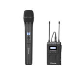Pachet Boya WM8 PRO-K3 microfon wireless cu receiver si Cub logo, Boya