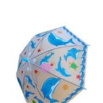 ​Umbrela cu desene pentru copii albastra engros, 