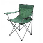 Scaun Pliabil Camping, Bigshot™, cu Suport Pahar sau Sticla, 50 x 50 x 80 cm, Verde, Bigshot