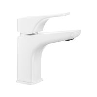 Baterie pentru lavoar Deante Hiacynt Alb Mat, 