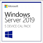 Licenta Microsoft Windows 2019 Server, Engleza, 5 CAL Device, Microsoft