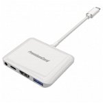 Docking station pentru iPad PRO USB-C la HDMI 4K@60Hz + USB 3.0 + Audio + PD, KU31HDMI10, OEM