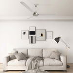 vidaXL Ventilator de tavan, argintiu, 142 cm, vidaXL