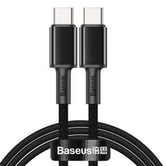 Cablu alimentare si date baseus high density braided catgd-a01, usb type-c la usb type-c, negru
