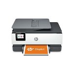 Multifunctional inkjet color HP OfficeJet PRO 8022E, Retea, Wireless, Duplex, ADF, A4, HP Plus, eligibil, Instant Ink