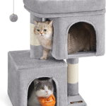 Ansamblu de joaca pisici / arbore pentru pisici, Feandrea Cat Tower S, 40 x 30 x 65 cm, Feandrea
