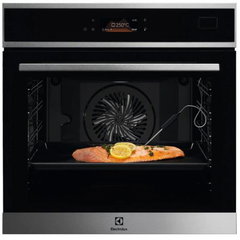 Electrolux Cuptor electric incorporabil Electrolux EOB8S39X, Electric, 70 l, 3500 W, SteamBoost, Afisaj digital, Grill, Control touch, Clasa A++, Inox/Negru, Electrolux Electrolux Cuptor electric incorporabil Electrolux EOB8S39X, Electric, 70 l, 3500 W, SteamBoost, Afisaj digital, Grill, Control touch, Clasa A++, Inox/Negru, Electrolux