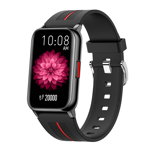 Ceas smartwatch loomax H76, IP68, ecran curbat de 1.57 inch, moduri sport, pedometru, puls, notificari, negru, Loomax