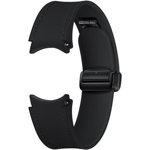 Samsung Curea smartwatch Samsung D-Buckle Hybrid Eco-Leather Band pentru Galaxy Watch6, Normal (M/L), Negru, Samsung