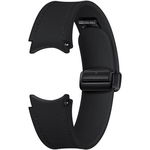 Samsung Curea smartwatch Samsung D-Buckle Hybrid Eco-Leather Band pentru Galaxy Watch6, Normal (M/L), Negru, Samsung