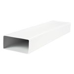 Tub rigid rectangular PVC 60X120 mm, L=1500mm, Vents