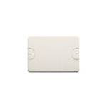 Capac ornament pentru doza modulara  - 6 module(3+3 OVERLAPPING) - WITH SCREW - CLOUD WHITE, Gewiss