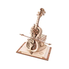 Puzzle 3D Cutie muzicala Violoncelul Magic 199 piese Rokr Puzzle 3D Cutie muzicala Violoncelul Magic 199 piese Rokr