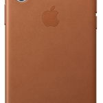 Apple Protectie pentru spate, material piele, pentru iPhone Xs, culoare Saddle Brown