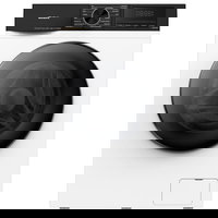 Masina de spalat rufe Albalux AXEWI1486, 8 kg, 16 programe, 1400 rotatii, Clasa energetica A, Display led, Spalare cu abur, Motor inverter, Alb