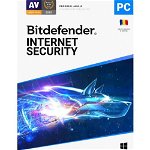 Bitdefender Internet Security - 1 an, 1 dispozitiv + 1 dispozitiv gratuit, retail