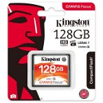 KINGSTON Card 128GB CompactFlash Canvas Focus up to 150R/130W UDMA7 VPG-65