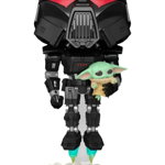 Figurina - Star Wars - Dark Trooper with Grogu - Glow in The Dark - Special Edition | Funko, Funko