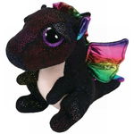 Plus TY Beanie Boos,Anora,Dragon negru,15cm