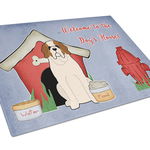 Caroline`s Treasures Dog House Colectia Saint Bernard de sticlă de tăiere Bord mare Multicolore 12H x 16W, 