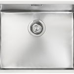 Chiuveta Teka Be Linea R15 50.40, montare sub blat, 1 cuva, gol de incastrare 60 cm, inox