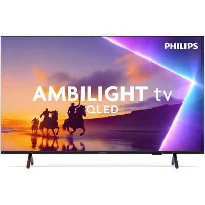 Televizor Smart 126 cm 50" 4K QLED Philips AMBILIGHT 50PUS851012 UltraHD Clasa F Model 2025