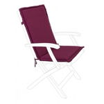Perna pentru scaun de gradina Poly180, Bizzotto, 45 x 94 cm, poliester impermeabil, bordo, Bizzotto