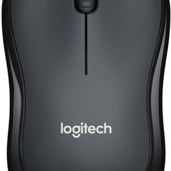 LOGITECH M220 Silent Mouse optical 3 buttons wireless 2.4 GHz USB wireless receiver charcoal