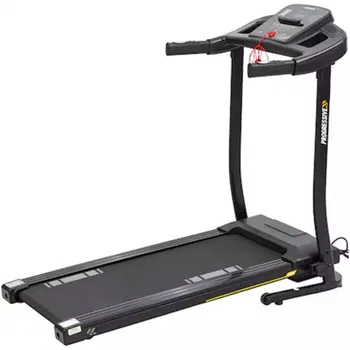 Banda de alergat PROGRESSIVE Run2100, viteza maxima 12 km/h, greutate suportata 100 kg, gri-negru