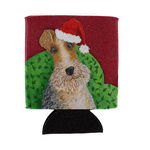 Caroline`s Treasures Carolines Comori VHA3040CC Sârmă Fox Terrier de Crăciun poate sau sticla Hugger Mltcl Can Hugger, 