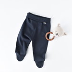 Pantaloni cu Botosei - Bumbac organic Bleumarin BabyCosy