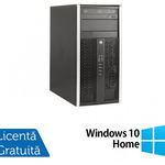 Desktop Refurbished Calculator HP 8300 Elite MT, Intel Core i5-3470 3.20GHz, 4GB DDR3, 250GB SATA, DVD-RW + Windows 10 Home, HP