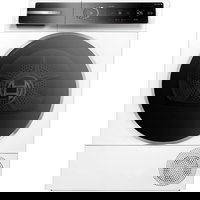 BOSCH Uscator de rufe Bosch Seria 8 WQB246DNBY, Pompa de caldura, 9 Kg, 14 programe, AutoDry, Condensator cu autocuratare, Touch control, Smart Dry, EcoSilence Drive, Home Connect, Clasa B, Alb, BOSCH