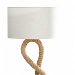 Lampa Rope Design, metal, crem, 65x33 cm, GILDE
