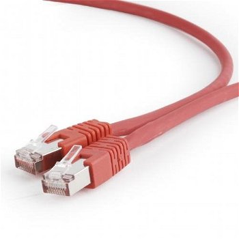 Cablu retea Gembird CAT6a Patch Cable S/FTP 0.25m red