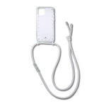 Husa colier pentru smartphone, cu protectie integrata, iPhone® 11 Pro, alba