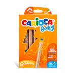 Creioane color 3:1 Baby 1+ 6/set, Carioca