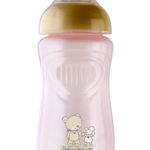 Pahar cu supapa silicon 300 ml Tender rose Rotho-babydesign, Rotho-Baby Design