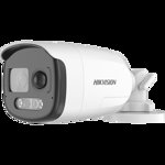 Camera AnalogHD ColorVu 2MP cu PIR si alarma incorporata, lentila 2.8mm, lumina alba 40 m, Audio - HIKVISION - DS-2CE12DF3T-PIRXOS-2.8mm, HIKVISION
